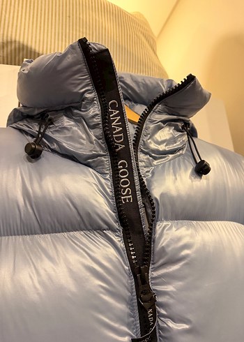 Canada goose  Kapüşonlu Kısa Şişme Mont mavi (Xxl) - Görsel 7