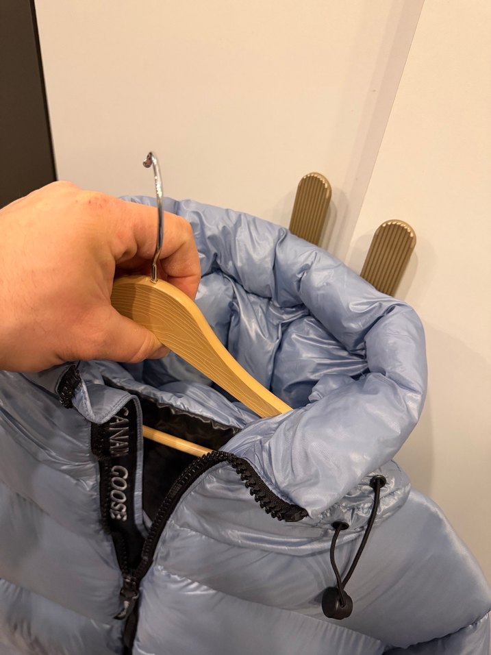 Canada goose  Kapüşonlu Kısa Şişme Mont mavi (Xxl) - Görsel 2