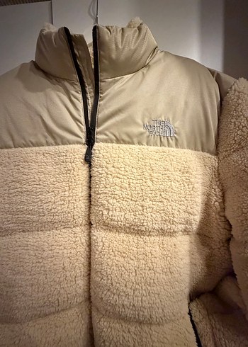 The north face Bej Peluş Kışlık Mont (Xxl) - Görsel 4