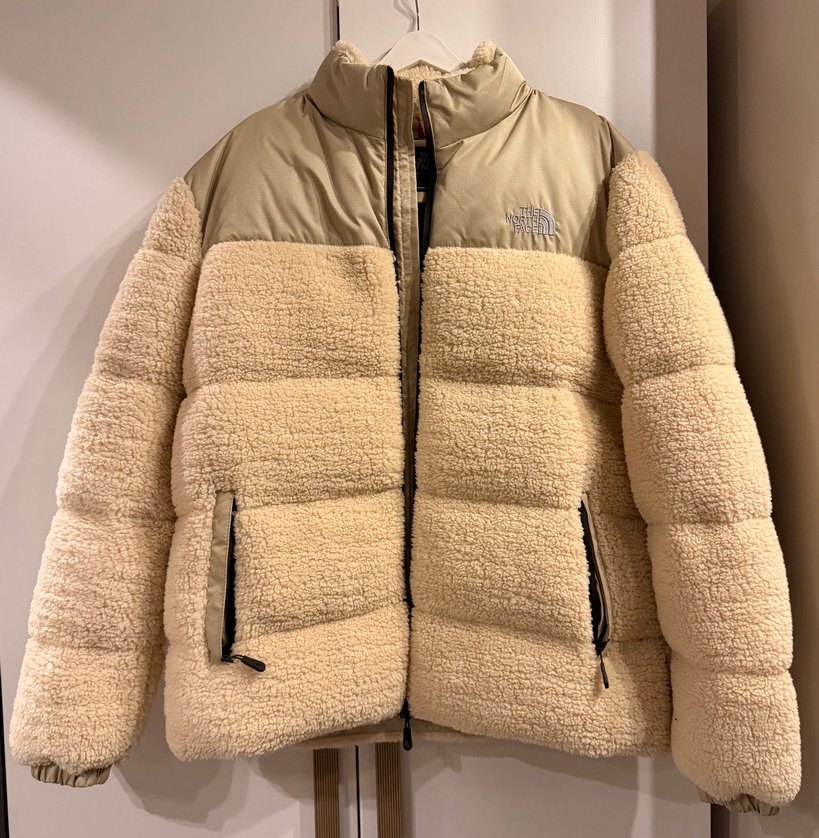 The north face Bej Peluş Kışlık Mont (Xxl) - Görsel 2