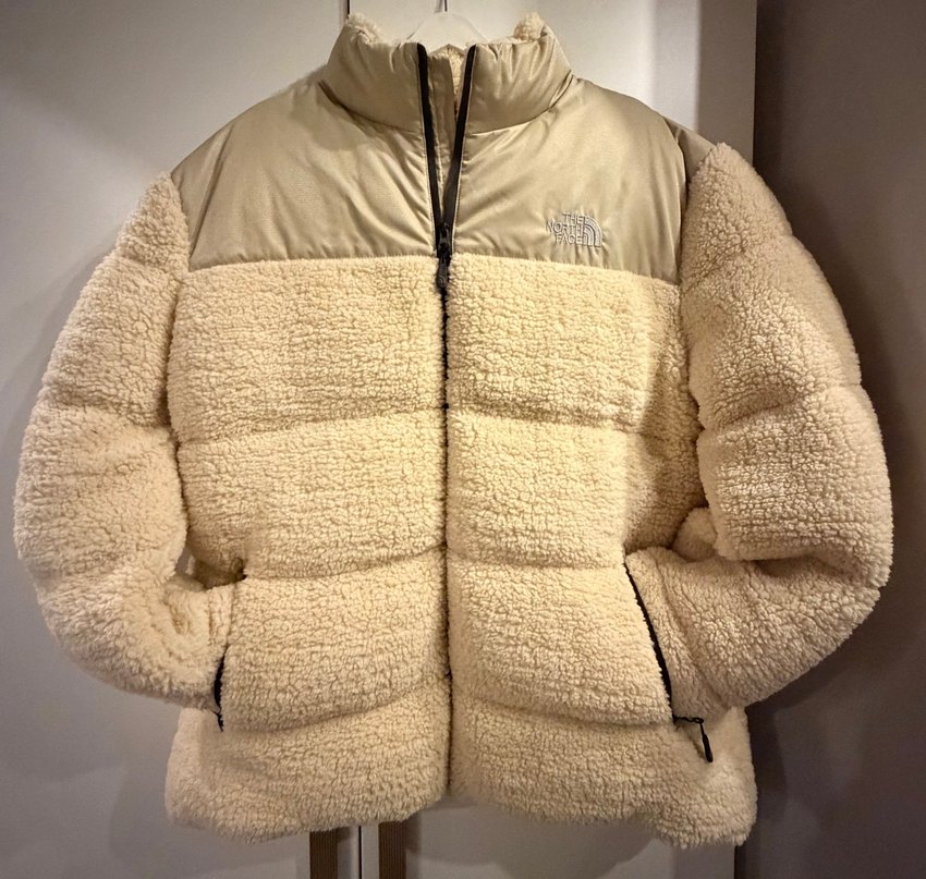 The north face Bej Peluş Kışlık Mont (Xxl) - Görsel 5