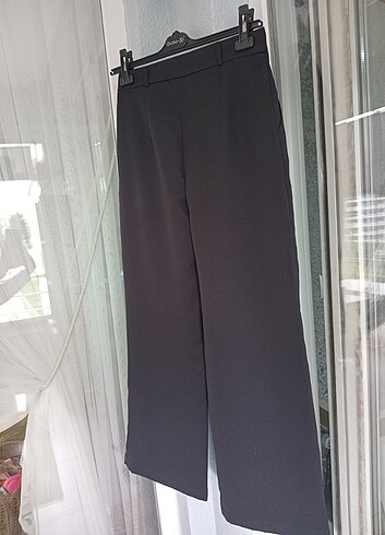 36 Beden Siyah kumaş pantolon