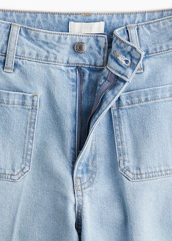 H&M Geniş Kesim Kot Pantolon