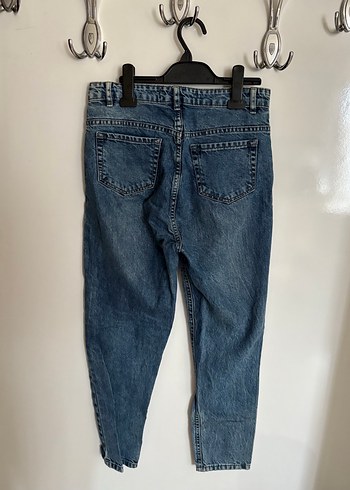 Diğer Mavi Loose Fit Kadın Denim Pantolon