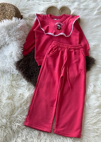 Hello Kitty Yaka Fırfırlı Takım - Görsel 9