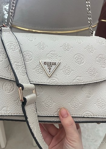  Beden Guess Bej Deri Kadın Çanta