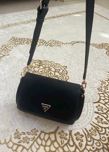 Guess Guess Orjinal Siyah Deri Kemerli Kadın Çanta