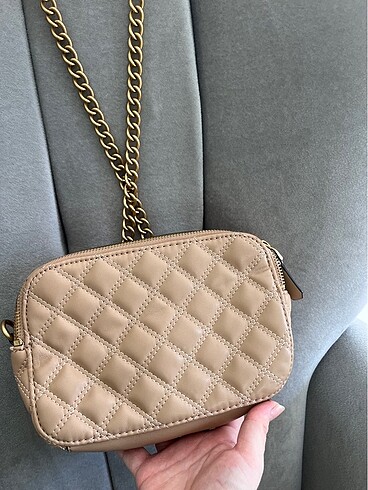  Beden camel Renk Orjinal guess çanta