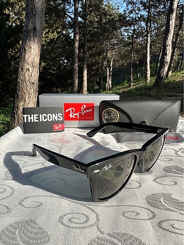 Beden siyah Renk RAY-BAN RB2140 WAYFARER 901 54 EKARTMAN