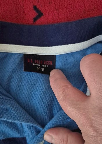 10 Yaş Beden Erkek Mavi Uzun Kollu Polo Yaka Tişört 2 adet fiyatıdır