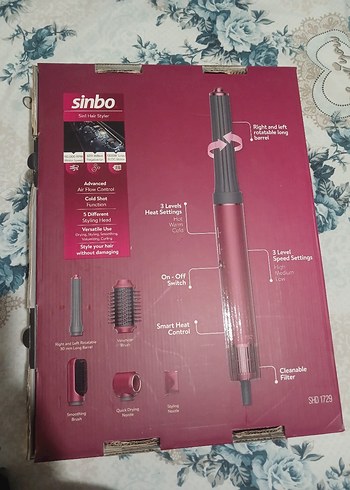Sinbo SH01729 Saç Şekillendirici - Pembe