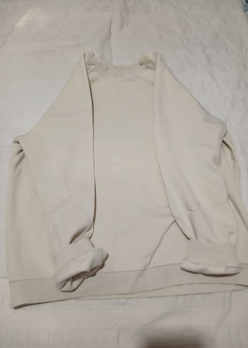 Zara Kadın Pembe Beyaz Lacivert Uzun Kollu Sweatshirt