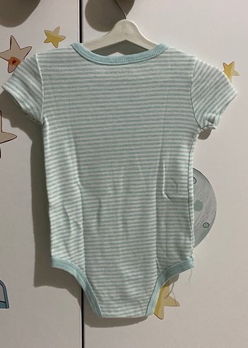 Kısa Kollu Pamuklu Bebek Zıbını - Görsel 2