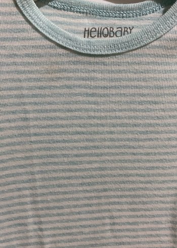 Kısa Kollu Pamuklu Bebek Zıbını - Görsel 3