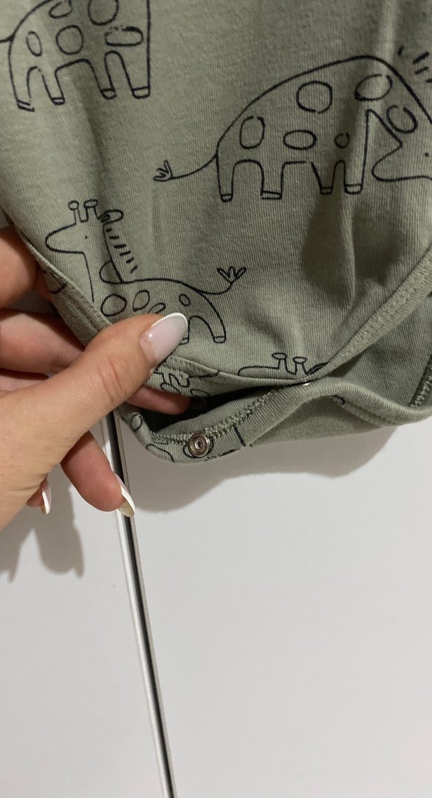 Kısa Kollu Baskılı Bebek Body - Görsel 2