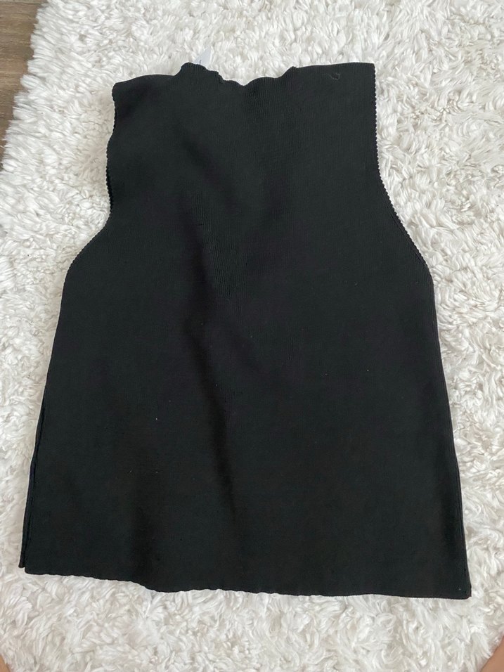 Siyah V Yaka Kadın Yelek - Görsel 2