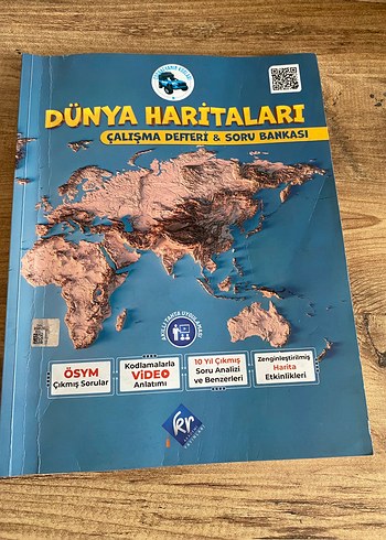 Dünya Haritaları Çalışma Defteri ve Soru Bankası