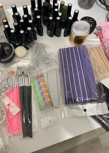 Çok Renkli Manikür ve Pedikür Seti - Görsel 12