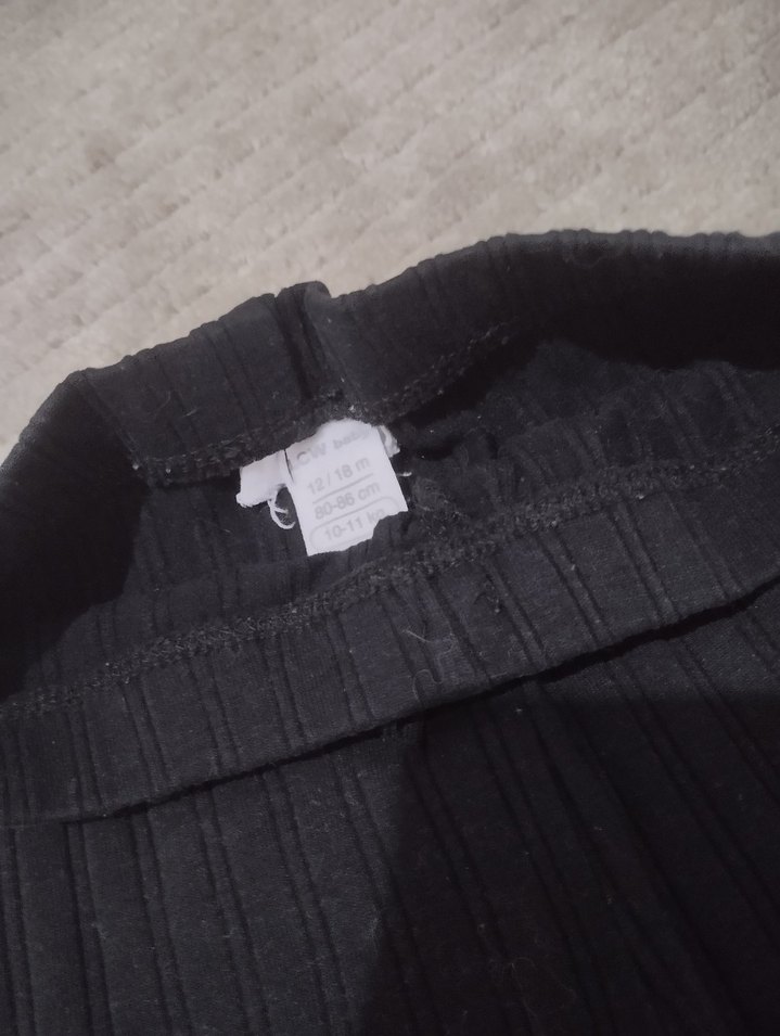 Kızlar için elastik bel denim tayt - Görsel 4