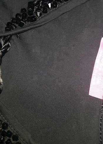 Kız Çocuk Siyah Düğmeli Bolero - Görsel 3