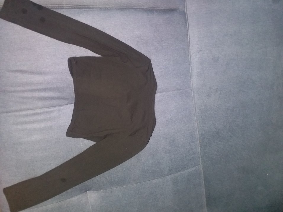 Kız Çocuk Siyah Düğmeli Bolero - Görsel 2