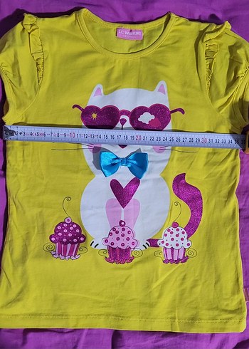 #LCWAİKİKİ Renkli Kedi Desenli Tişört - Görsel 7