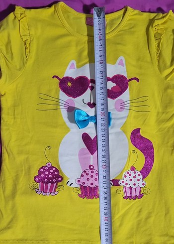 #LCWAİKİKİ Renkli Kedi Desenli Tişört - Görsel 8