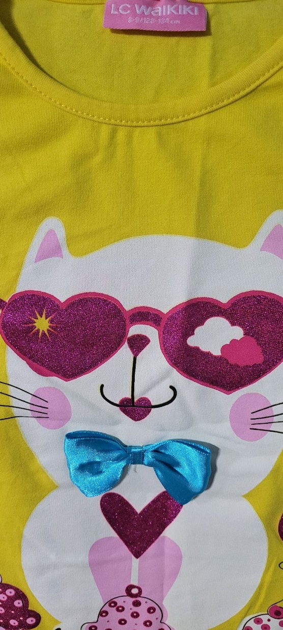 #LCWAİKİKİ Renkli Kedi Desenli Tişört - Görsel 2