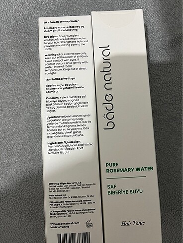 Biberiye Suyu Sprey Bade Natural - Görsel 3