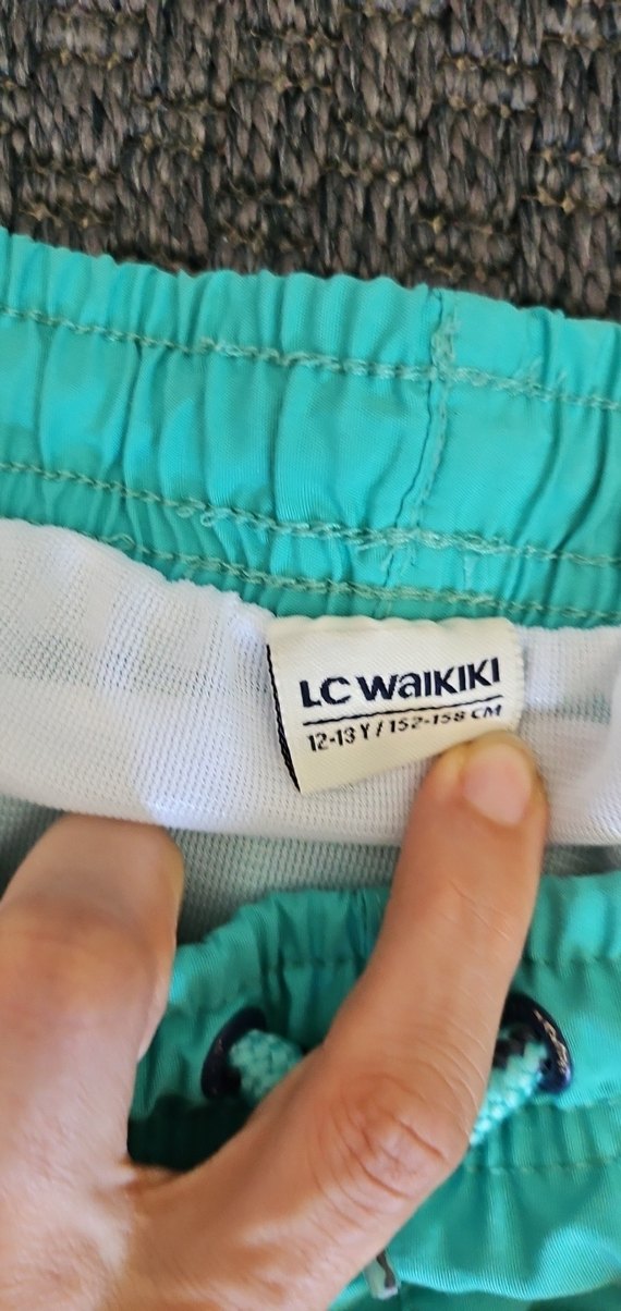 Erkek Çocuk Turkuaz Yüzme Şortu 12_13 yas - Görsel 3