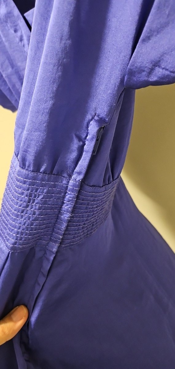 H&M Saten Morcivert Elbise - Görsel 4