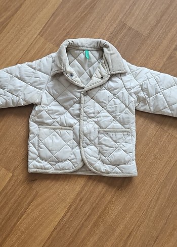 Benetton Düğmeli Erkek Çocuk Mont
