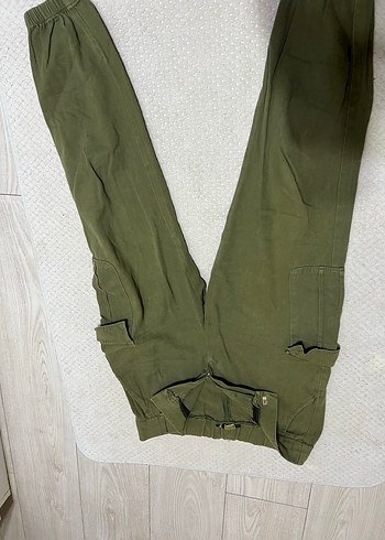 Quzu Collection Haki Renk 36 Numara Kumaş Pantolon