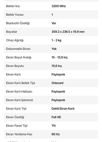 Lenovo Az Kullanılmış Dizüstü Bilgisayar - Görsel 10