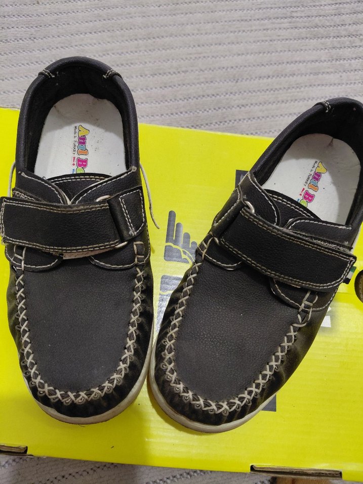 Çocuk Siyah  Kauçuk Ayakkabı - Görsel 4