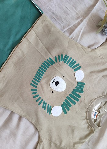 Renkli Baskılı Bebek Erkek Takımı - Görsel 6