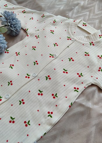 Nakışlı Beyaz Bebek Kız Tulum - Görsel 5