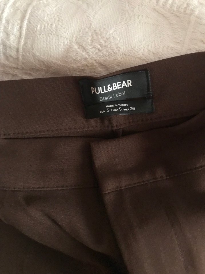 Kahverengi Midi Kadın Kumaş Pantolon - Görsel 3