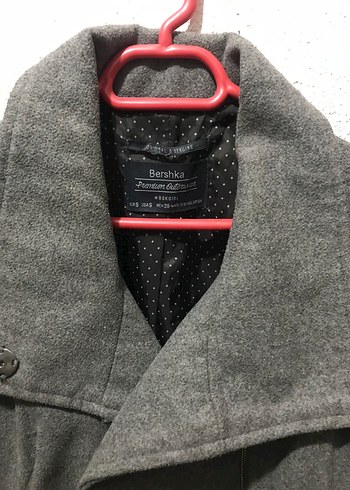 Gri  Midi Kadın Kaban - Görsel 3