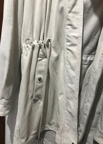 Süet Midi Kadın Parka - Görsel 2