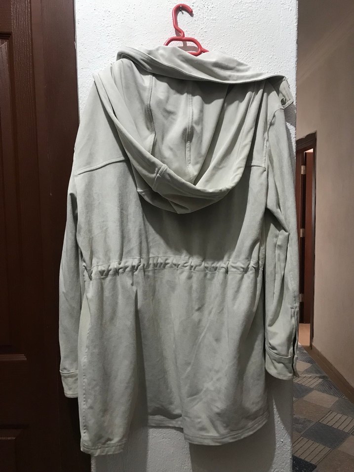 Süet Midi Kadın Parka - Görsel 3