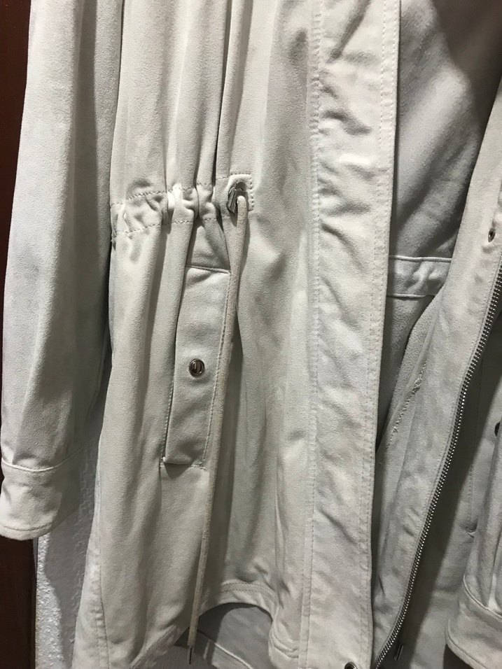 Süet Midi Kadın Parka - Görsel 2