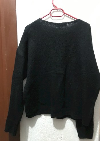 Siyah Fermuarlı Kadın Hırka - Görsel 2