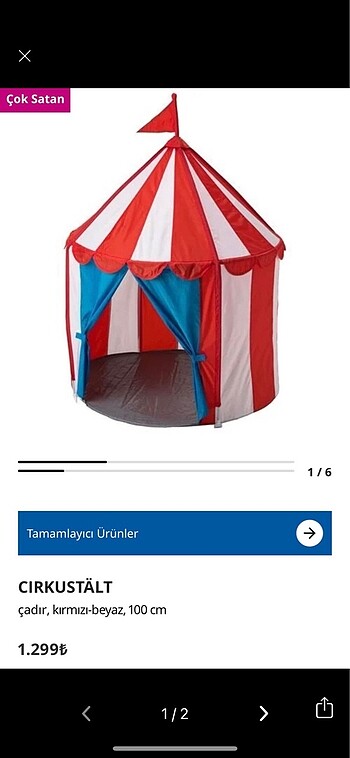 Ikea oyun çadırı
