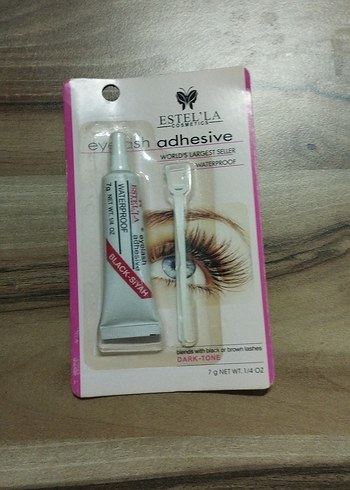 Estel'la Suya Dayanıklı Siyah Kirpik Yapıştırıcısı - Görsel 3