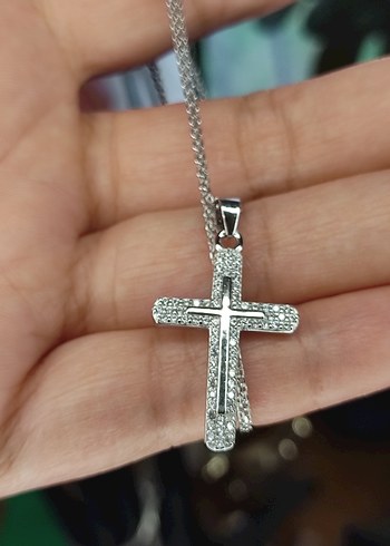 Beden ı Haç Kolye 925 syar