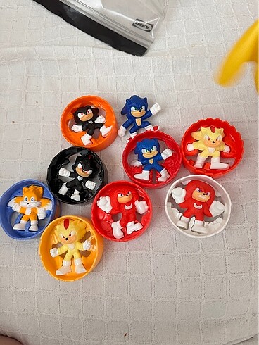 Sonic karakter 9 adet