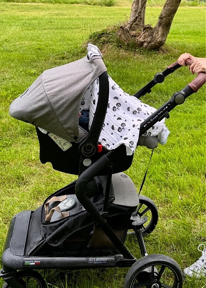 Elele Allroad 3 - Çift Yönlü Bebek Arabası 0-25kg - Görsel 5