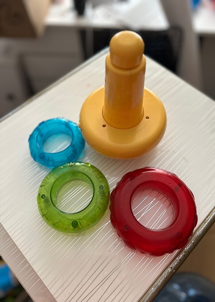 Işıklı gökkuşağı hacıyatmaz oyuncağı - Görsel 2