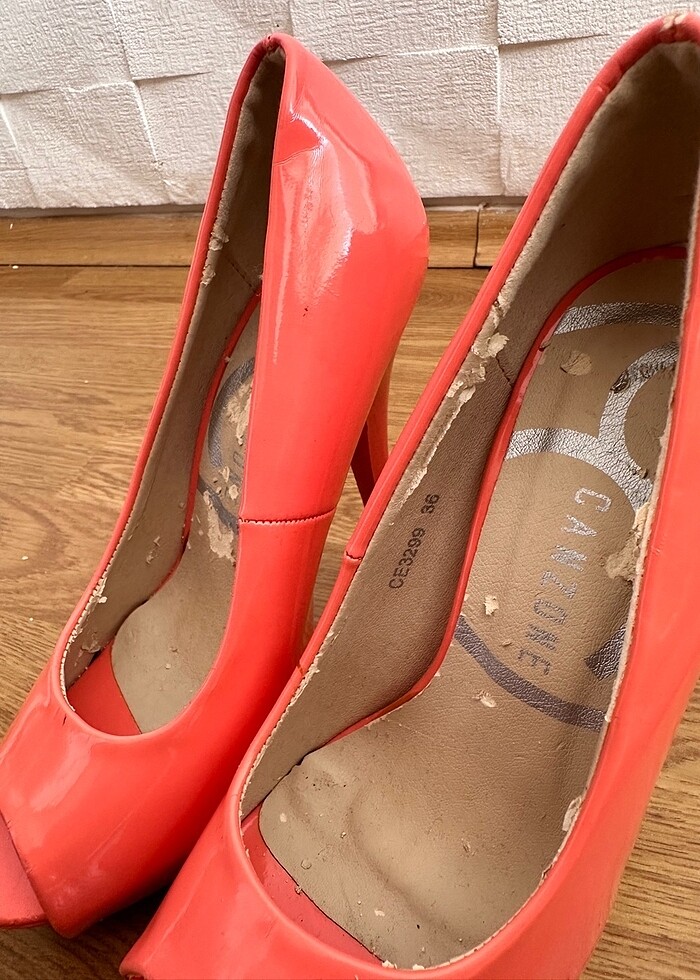 Platform dolgu topuklu abiye ayakkabı - Görsel 5